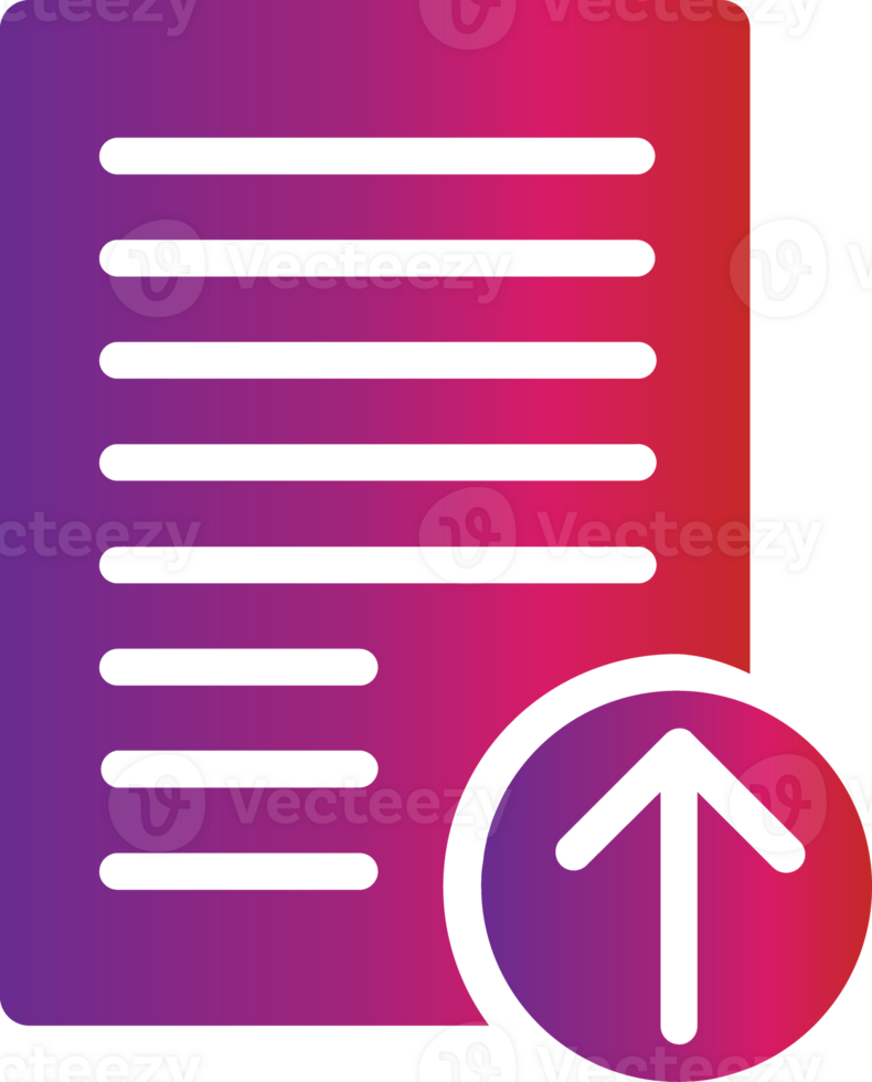 gradient style letter icon png