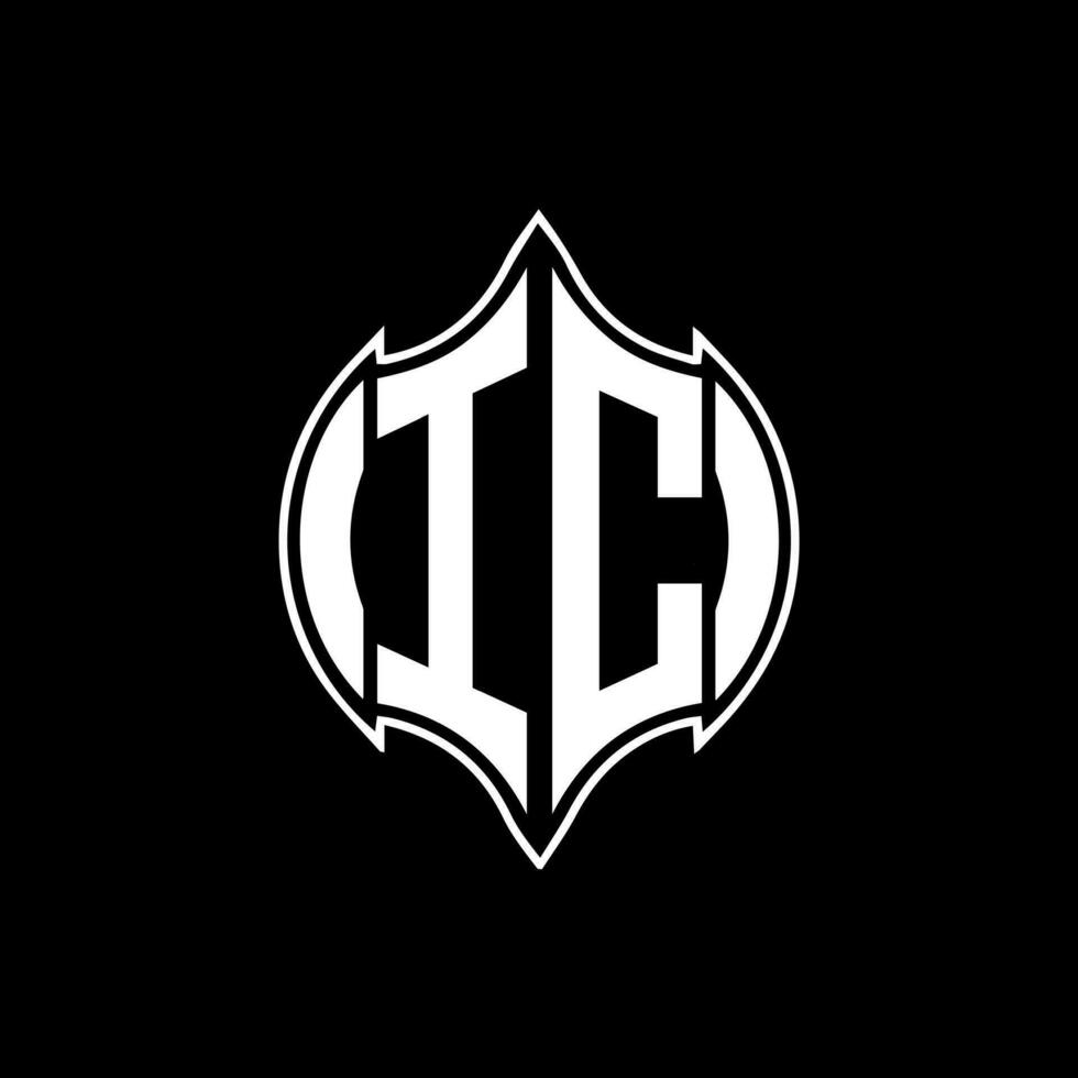 ic letra logo. ic creativo monograma iniciales letra logo concepto. ic único moderno plano resumen vector letra logo diseño.