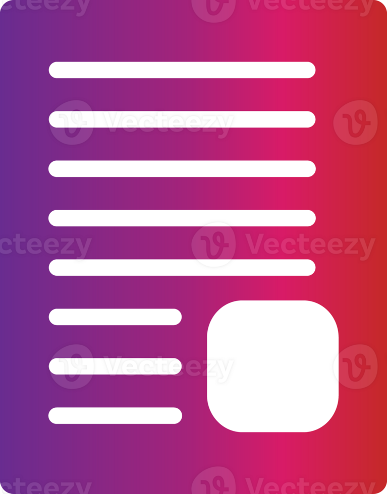 gradient style letter icon png