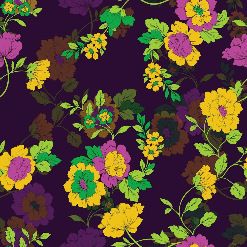 Floral pattern in vector