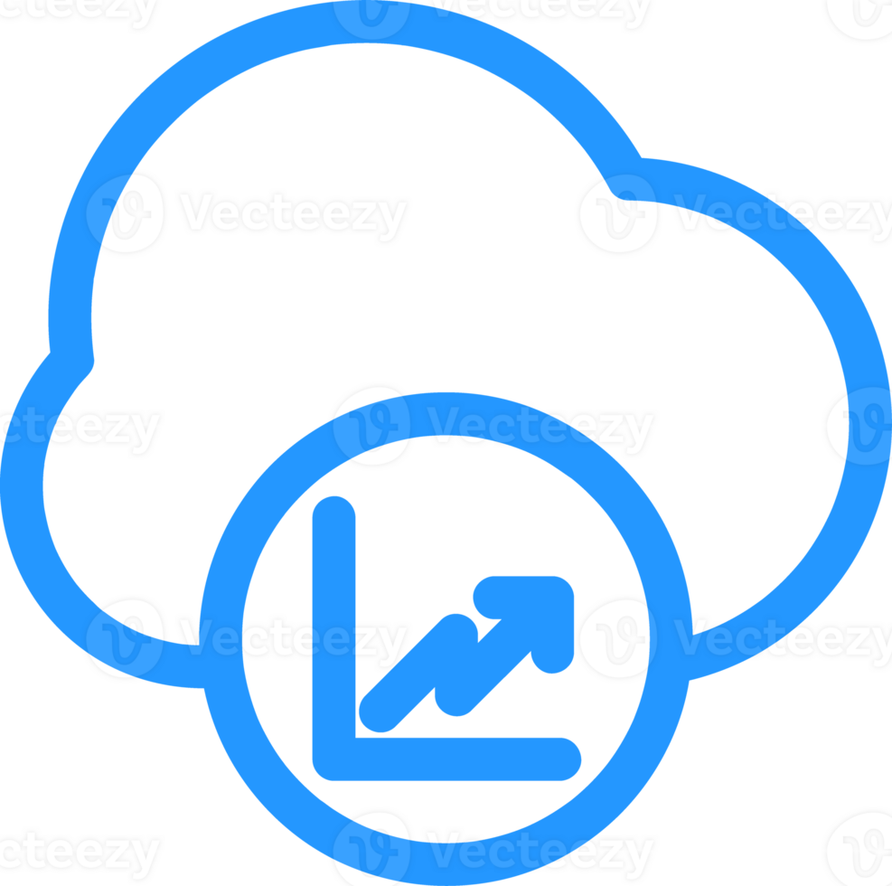 outline cloud data icon png