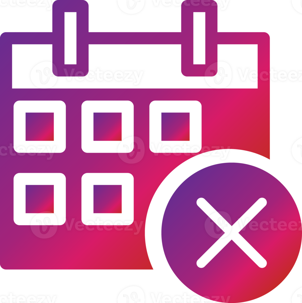 calendar icon gradient style png