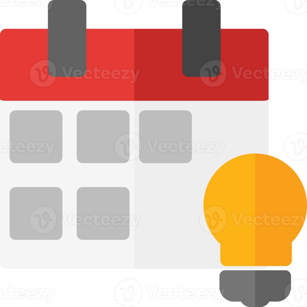 clean simple calendar icon flat style design png
