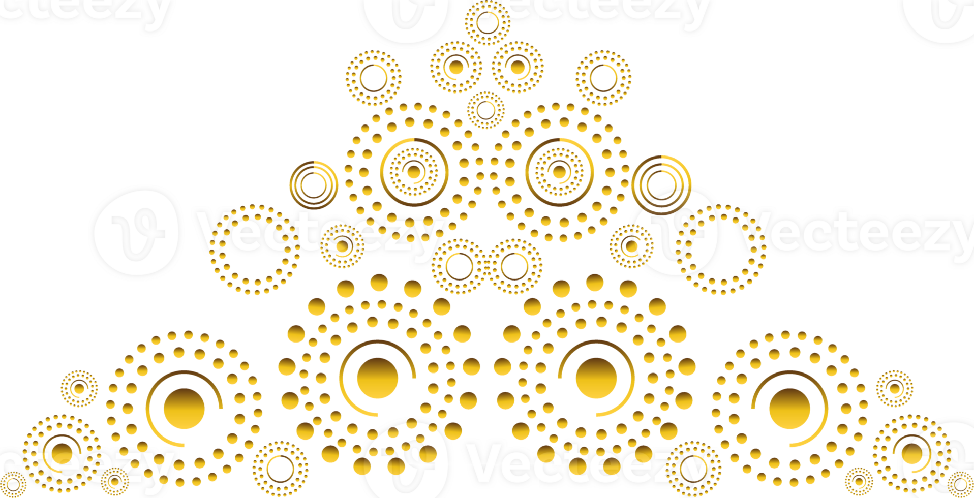 gold geometric decoration png