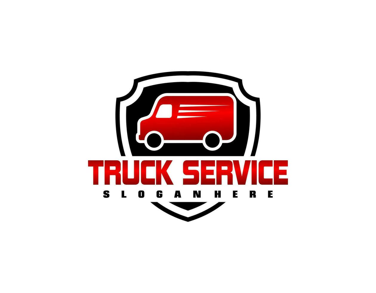 Illustration graphic design of express logistic transportation concept logo design template vector