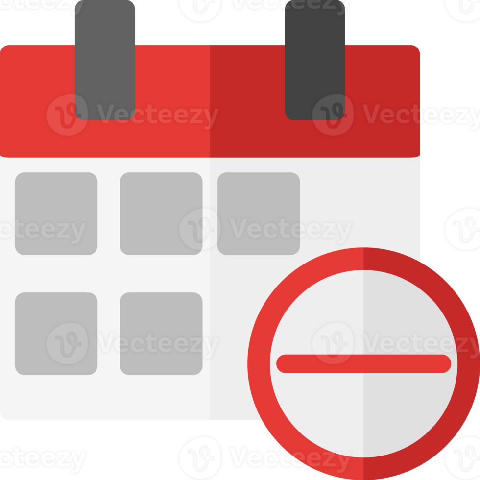 clean simple calendar icon flat style design png