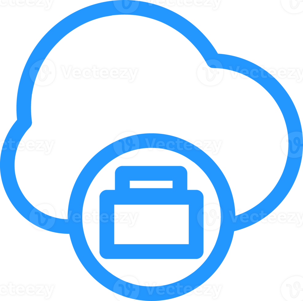 outline cloud data icon png