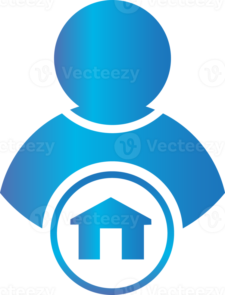 gradient style user icon png