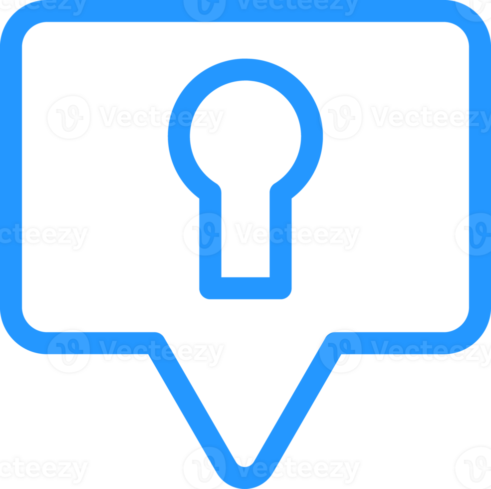 outline talk bubble icon png