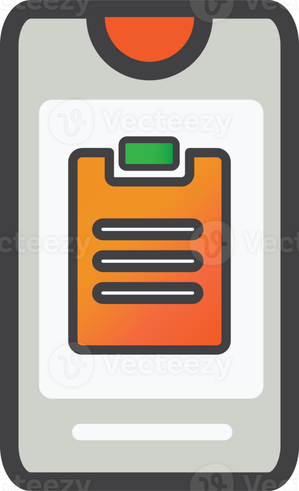 flat style smartphone icon png