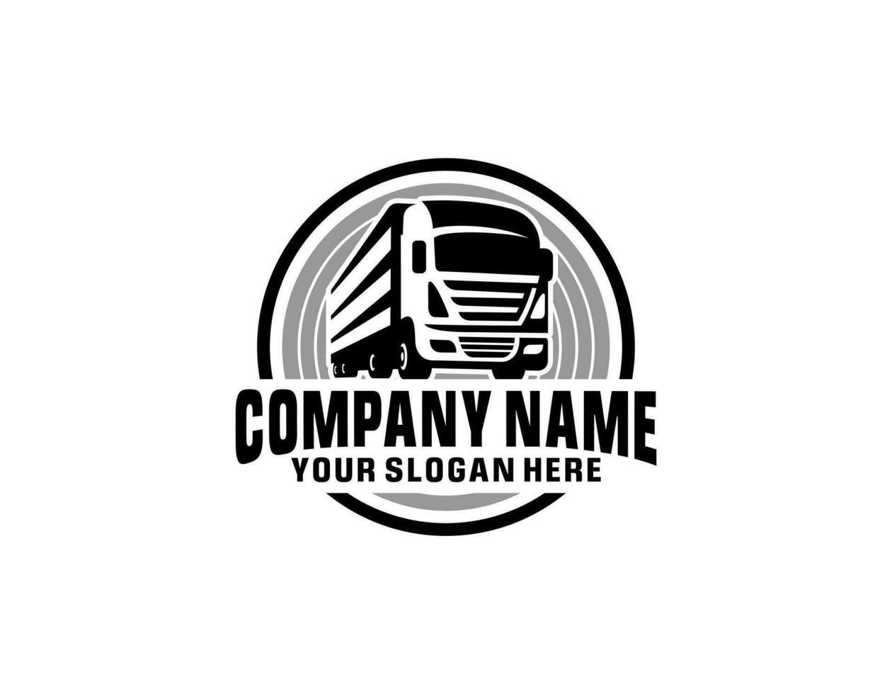 Big Truck logo template for you design vector