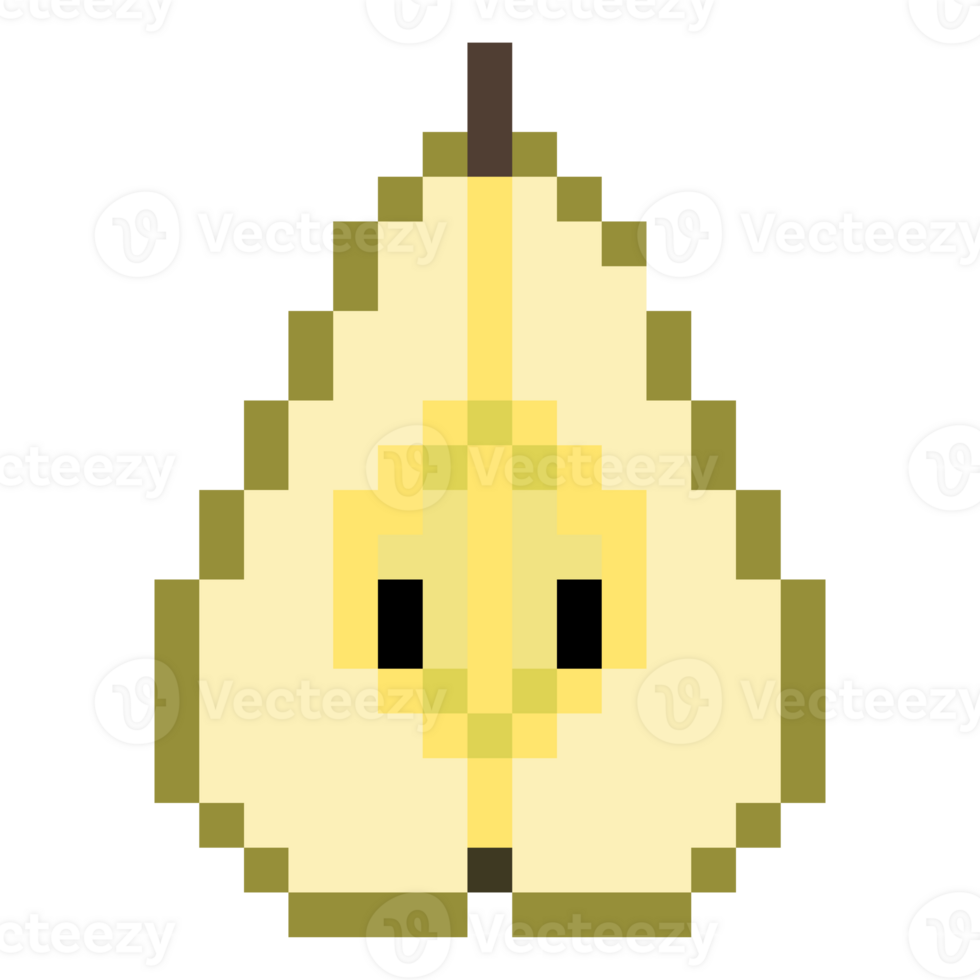 Pear Pixel Art png