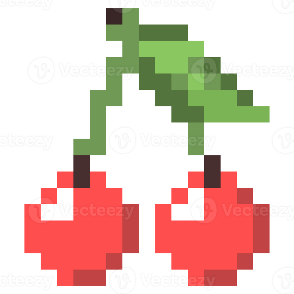 Cherry Pixel Art png