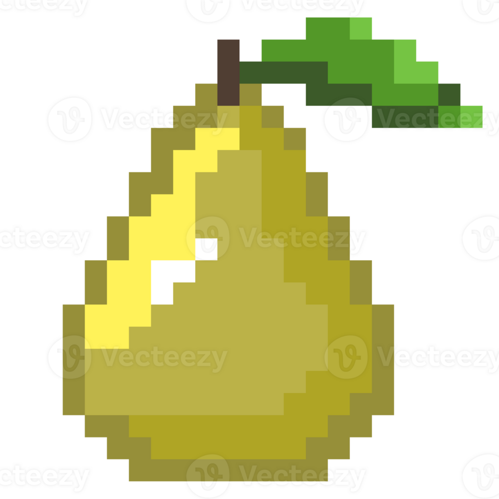 Pear Pixel Art png