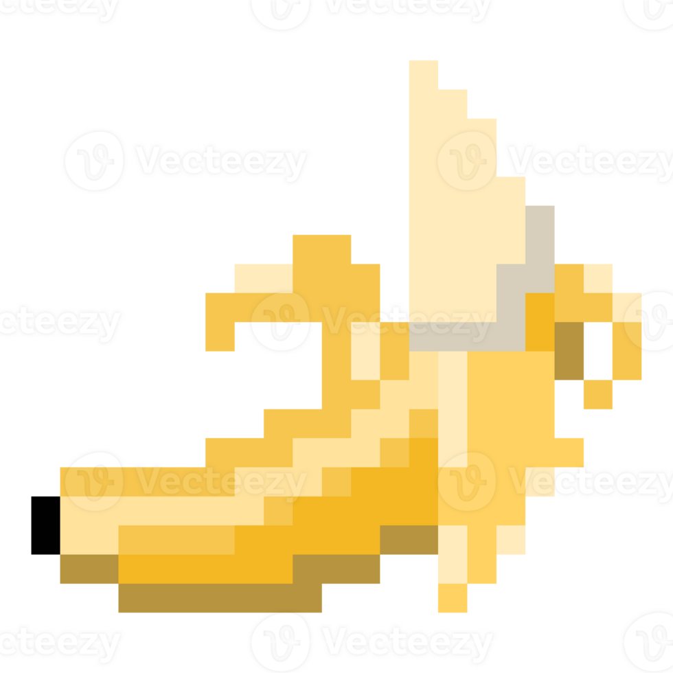 Banana Pixel Art png