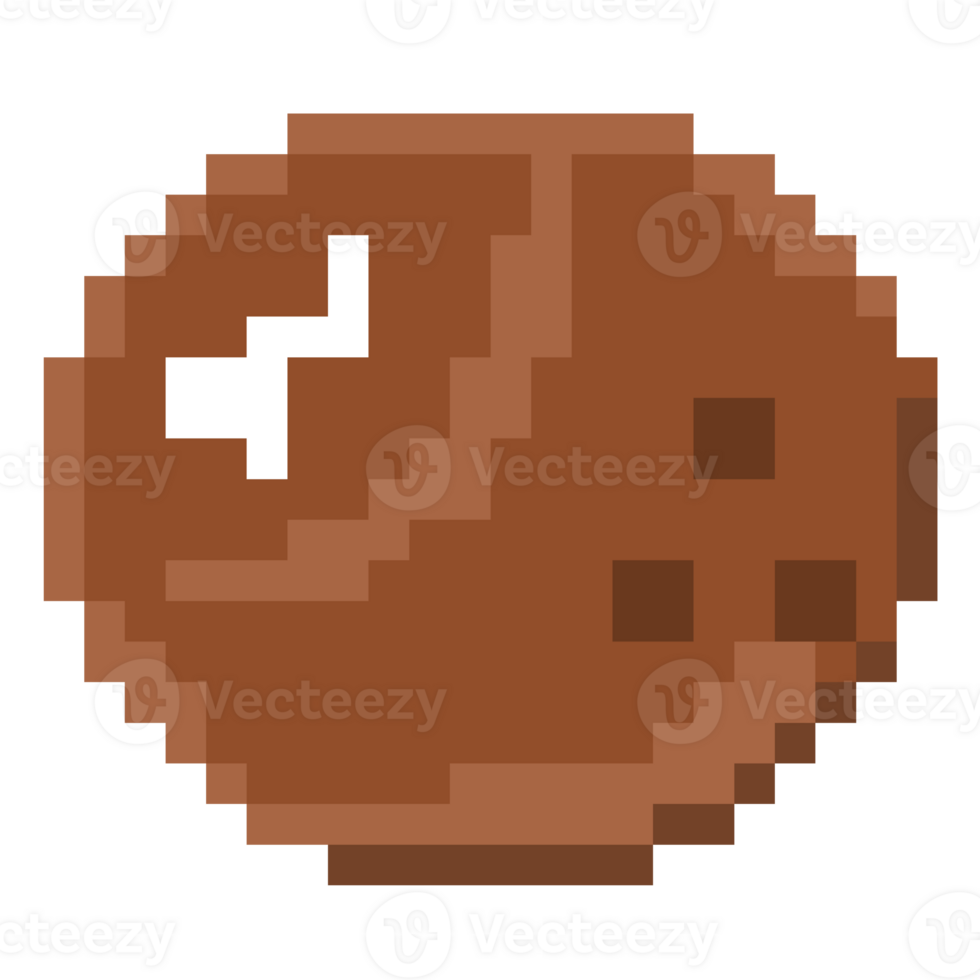 Coconut Pixel Art png