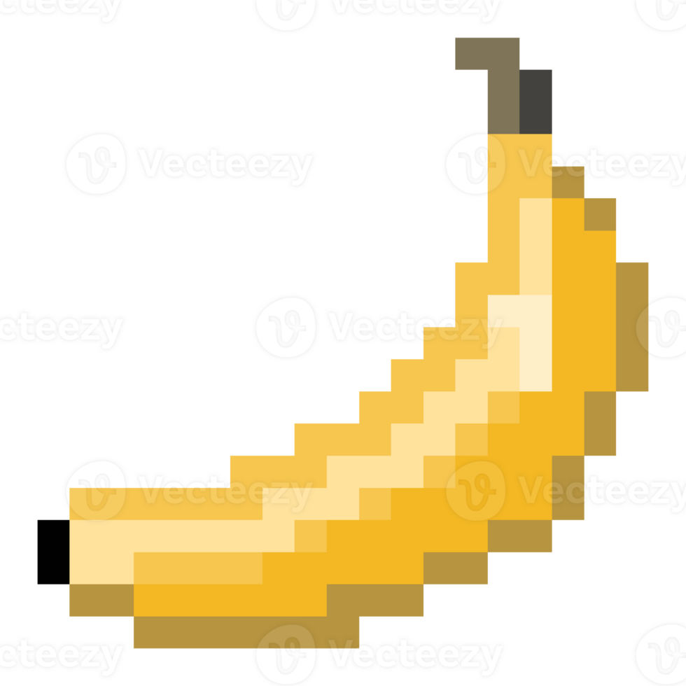 Banana Pixel Art png