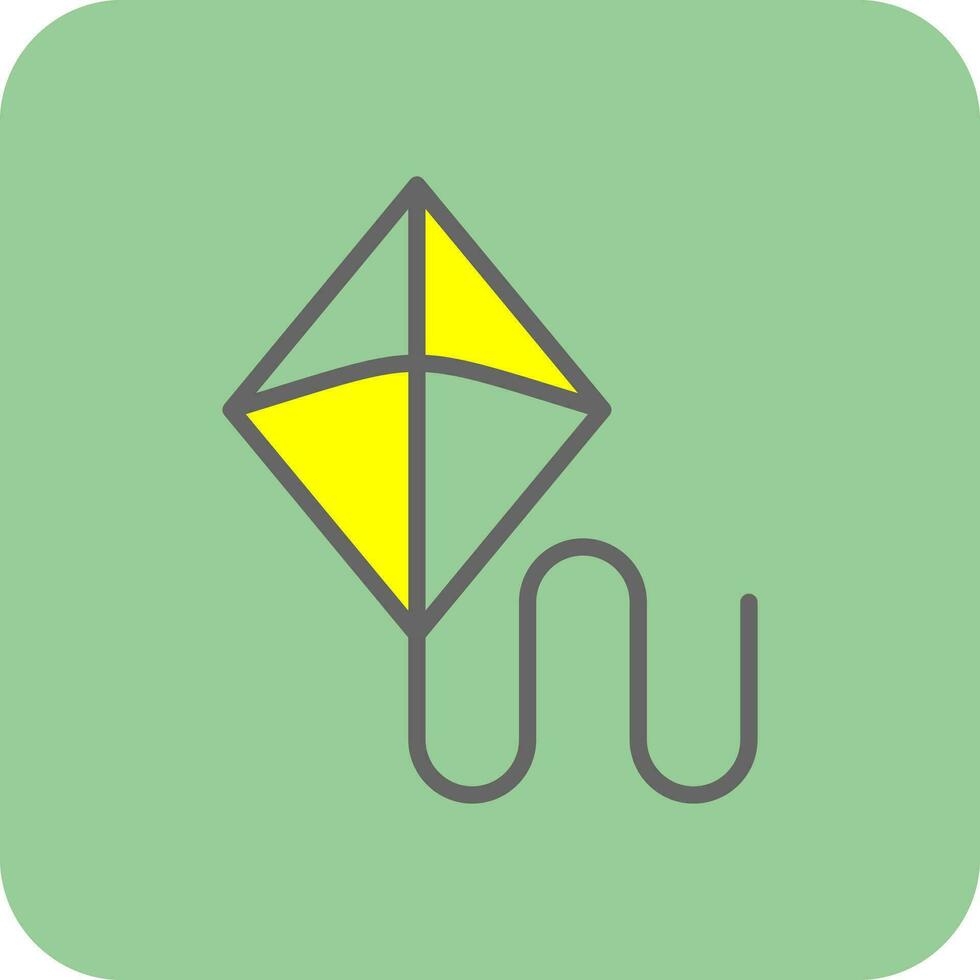 Kite  Vector Icon Design