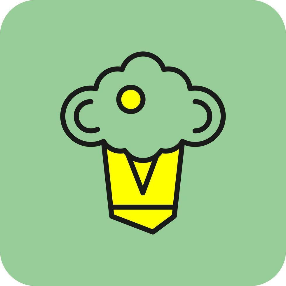 Broccoli Vector Icon Design