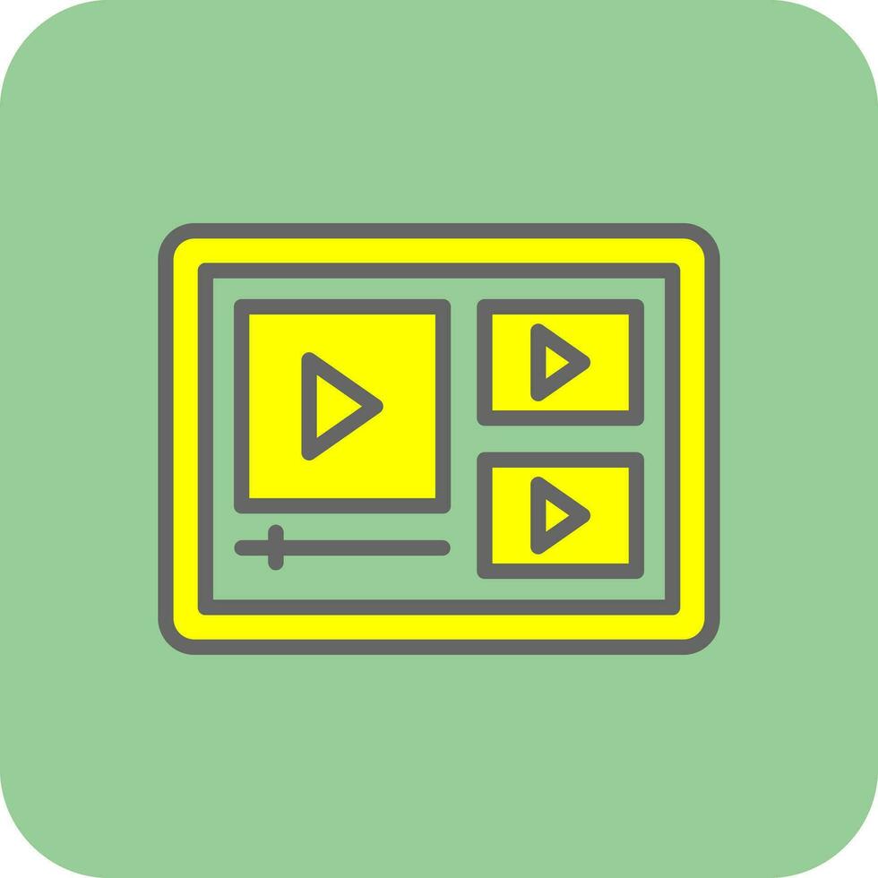 Video Player  Vector Icon Design