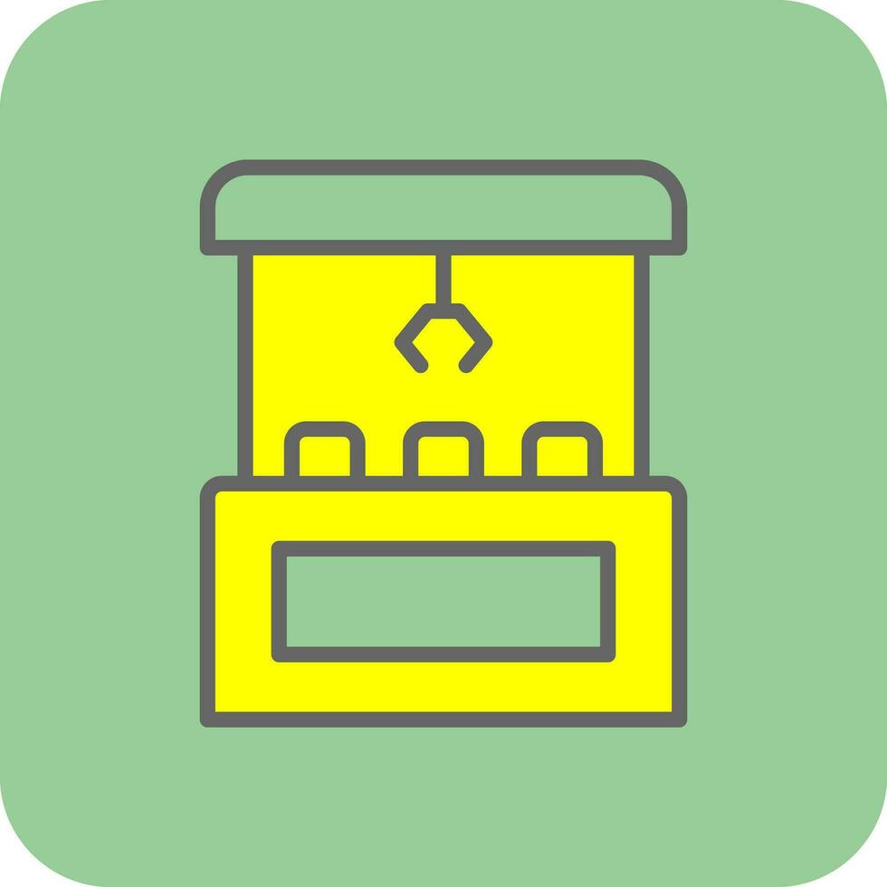 Claw Machine  Vector Icon Design