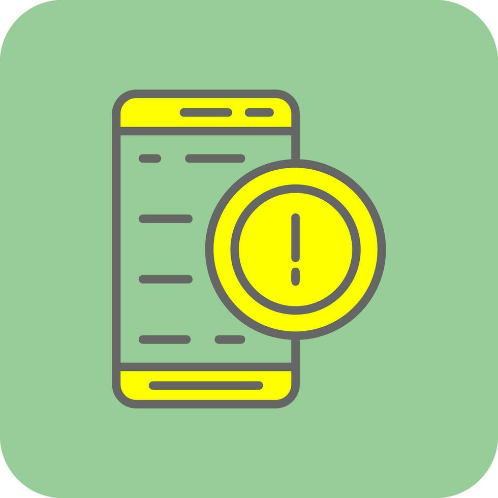 Mobile Info  Vector Icon Design