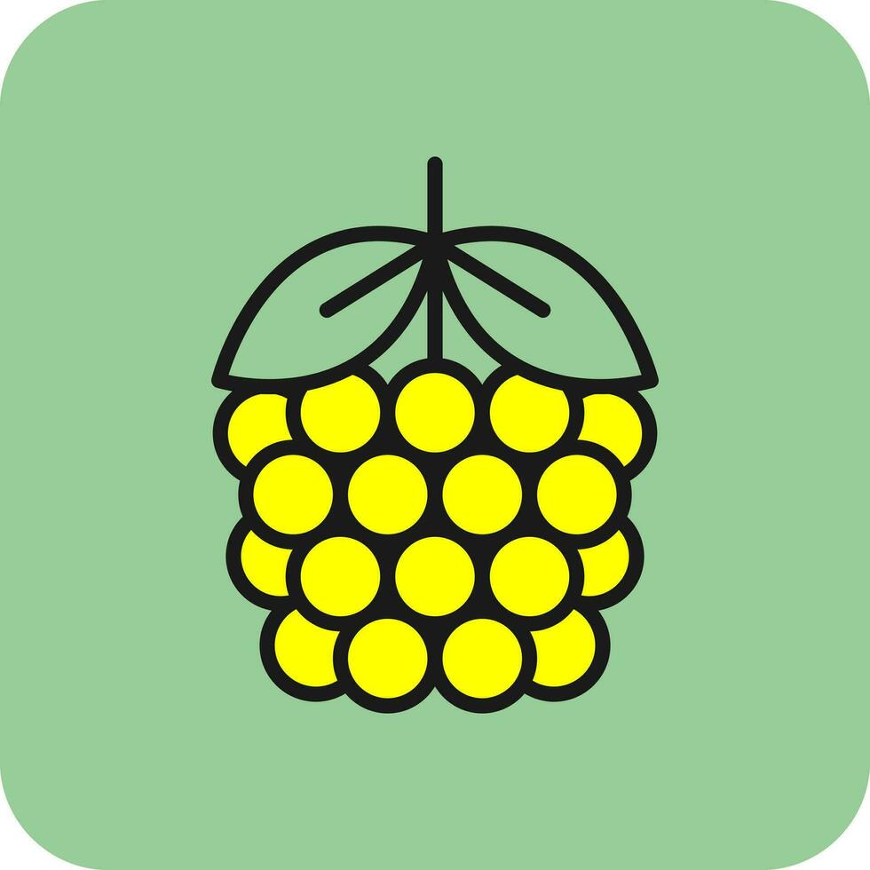 Blackberry Vector Icon Design
