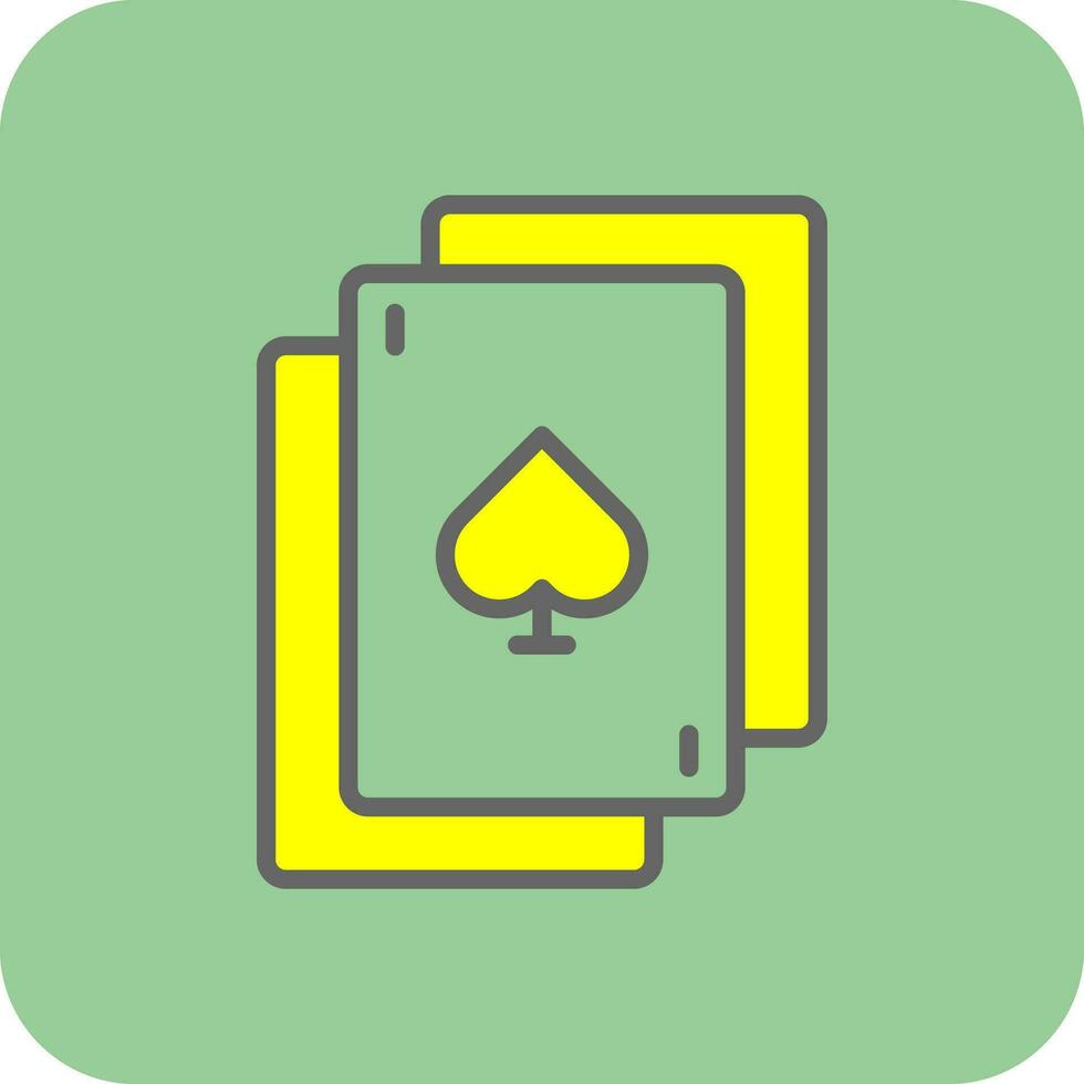 Playing Card  Vector Icon Design