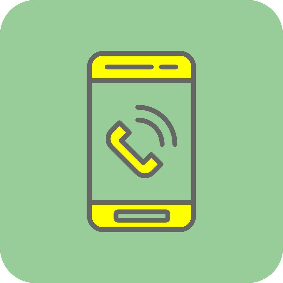 Phone Call  Vector Icon Design