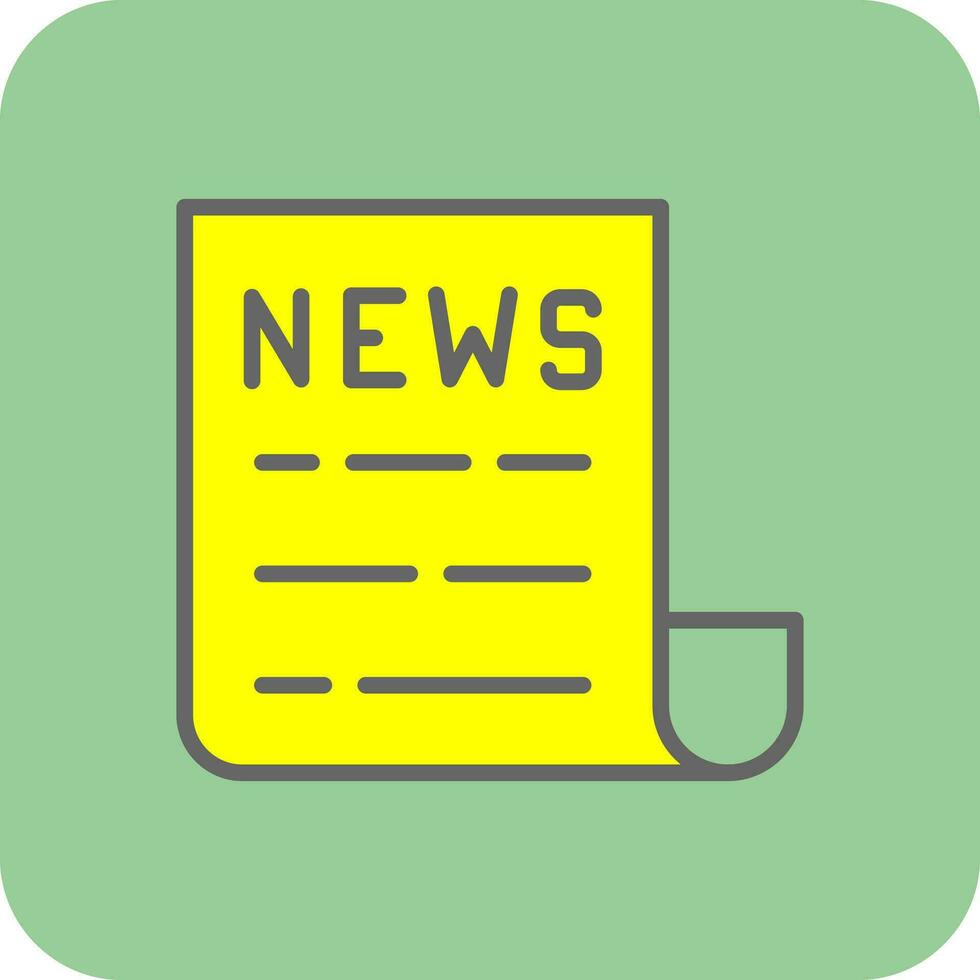 News  Vector Icon Design