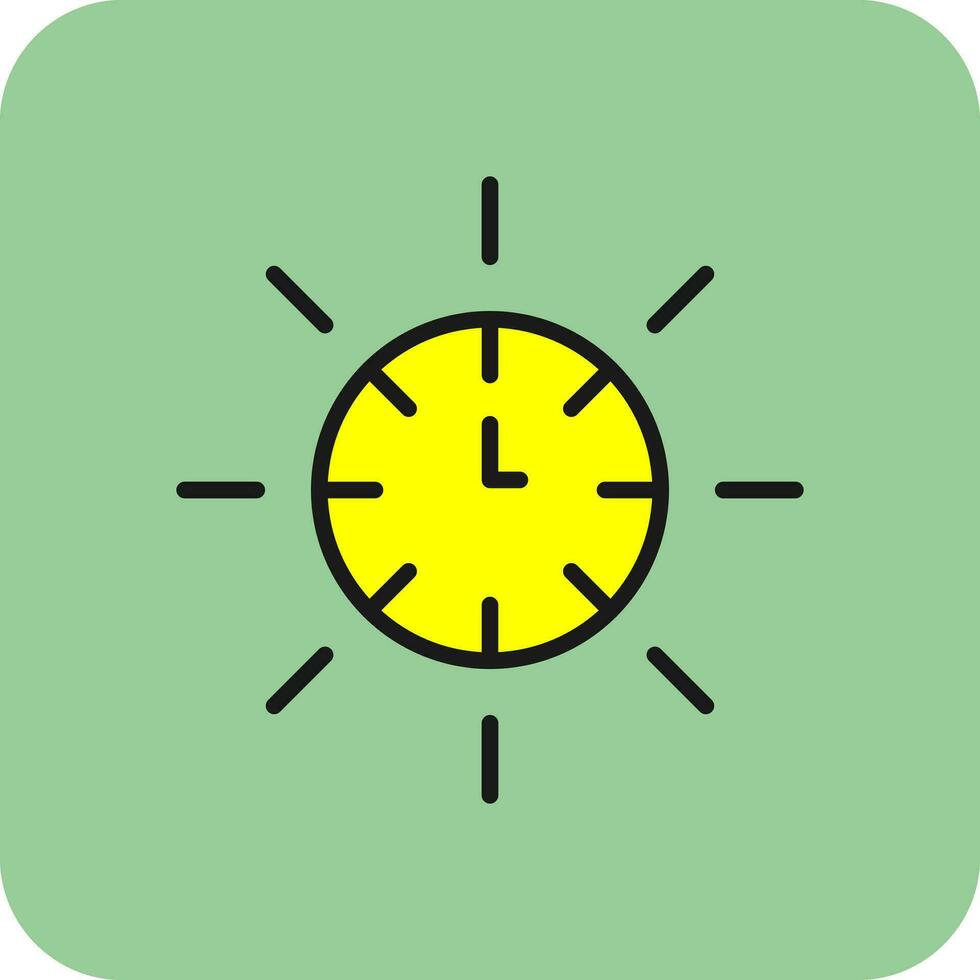 hora vector icono diseño