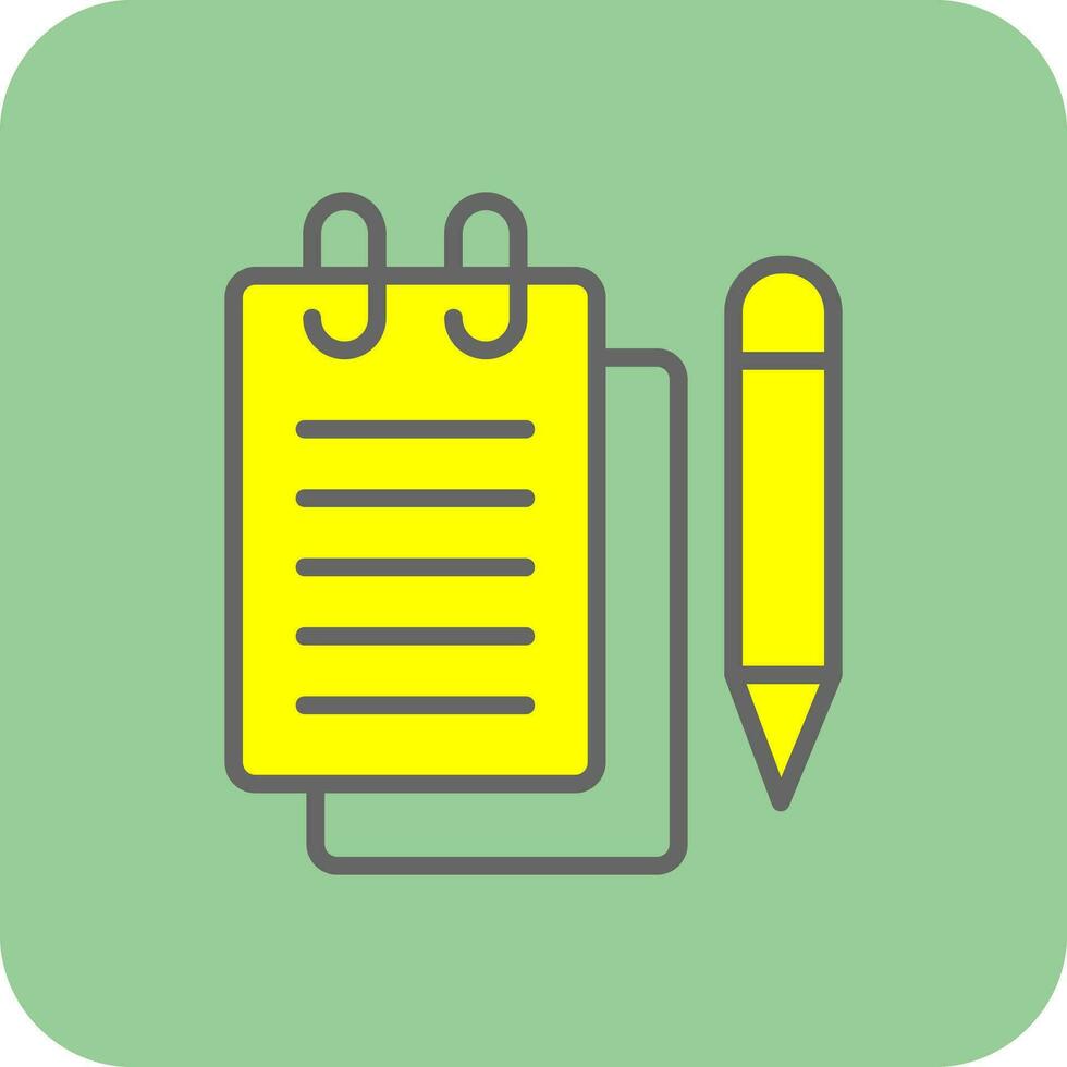 Notebook  Vector Icon Design