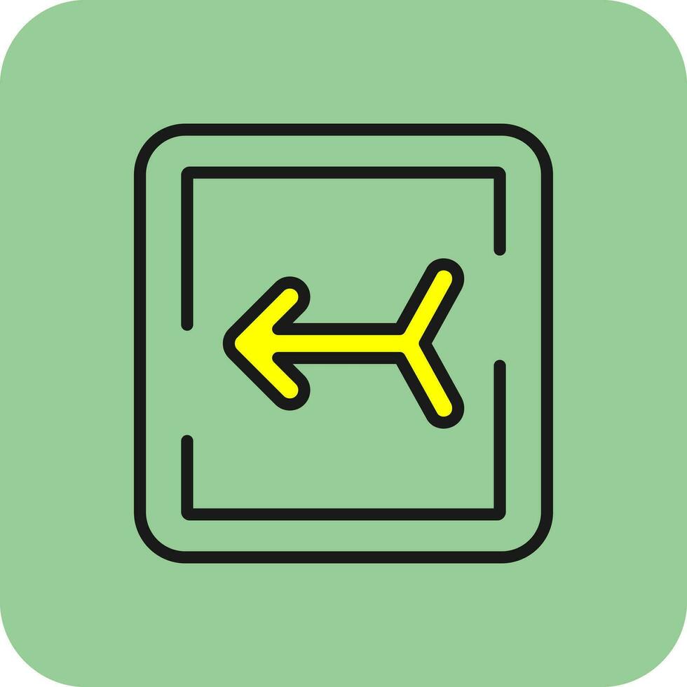 Left Arrow Vector Icon Design