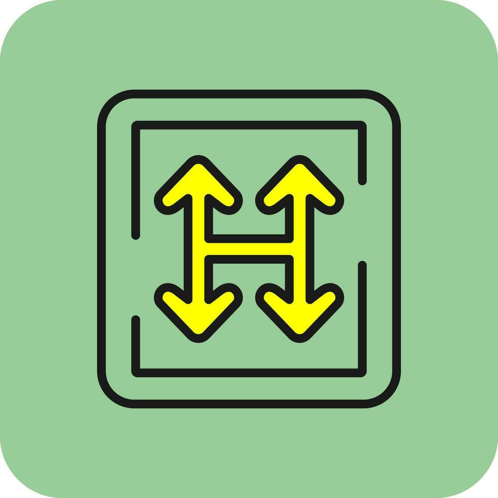 Junction Vector Icon Design