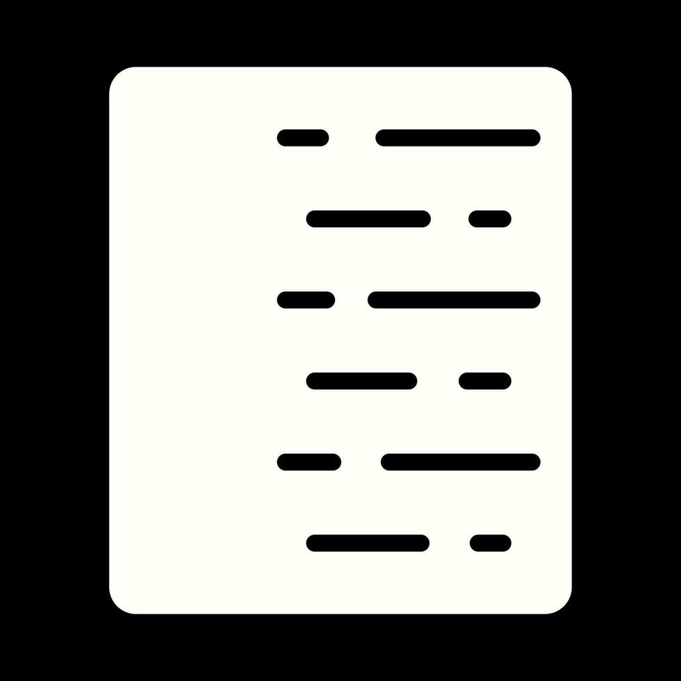 Document Align Right Vector Icon