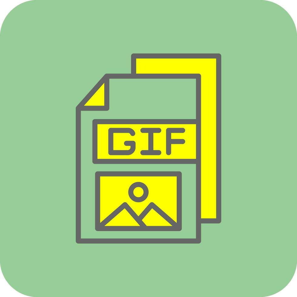 Gif  Vector Icon Design