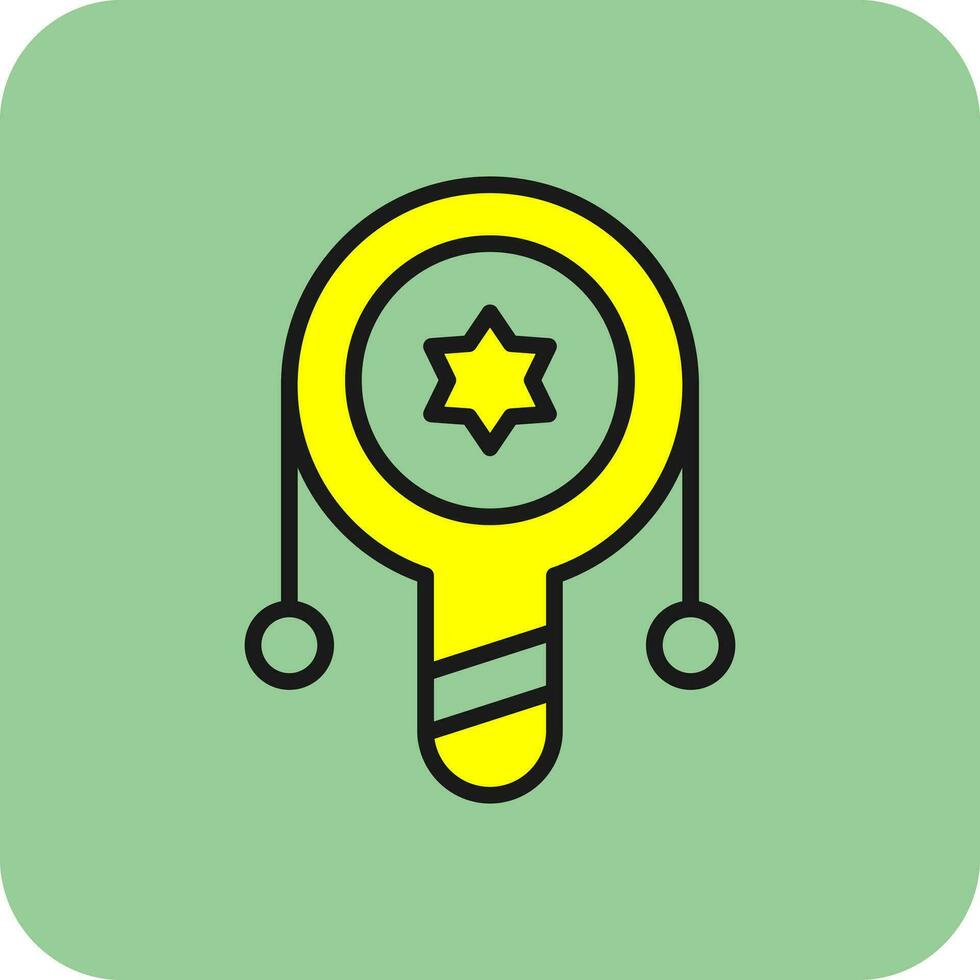 Rattle Drum  Vector Icon Design