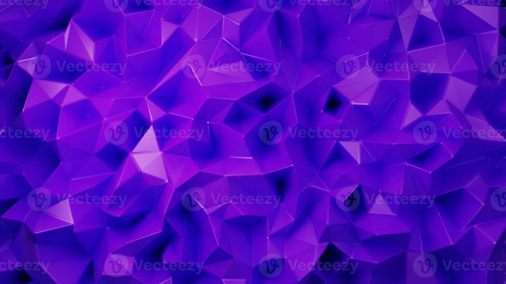 3D render of purple abstract background in main triangular photo