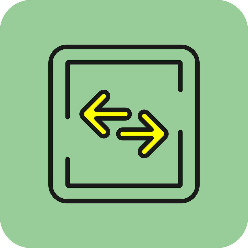 Left And Right Vector Icon Design