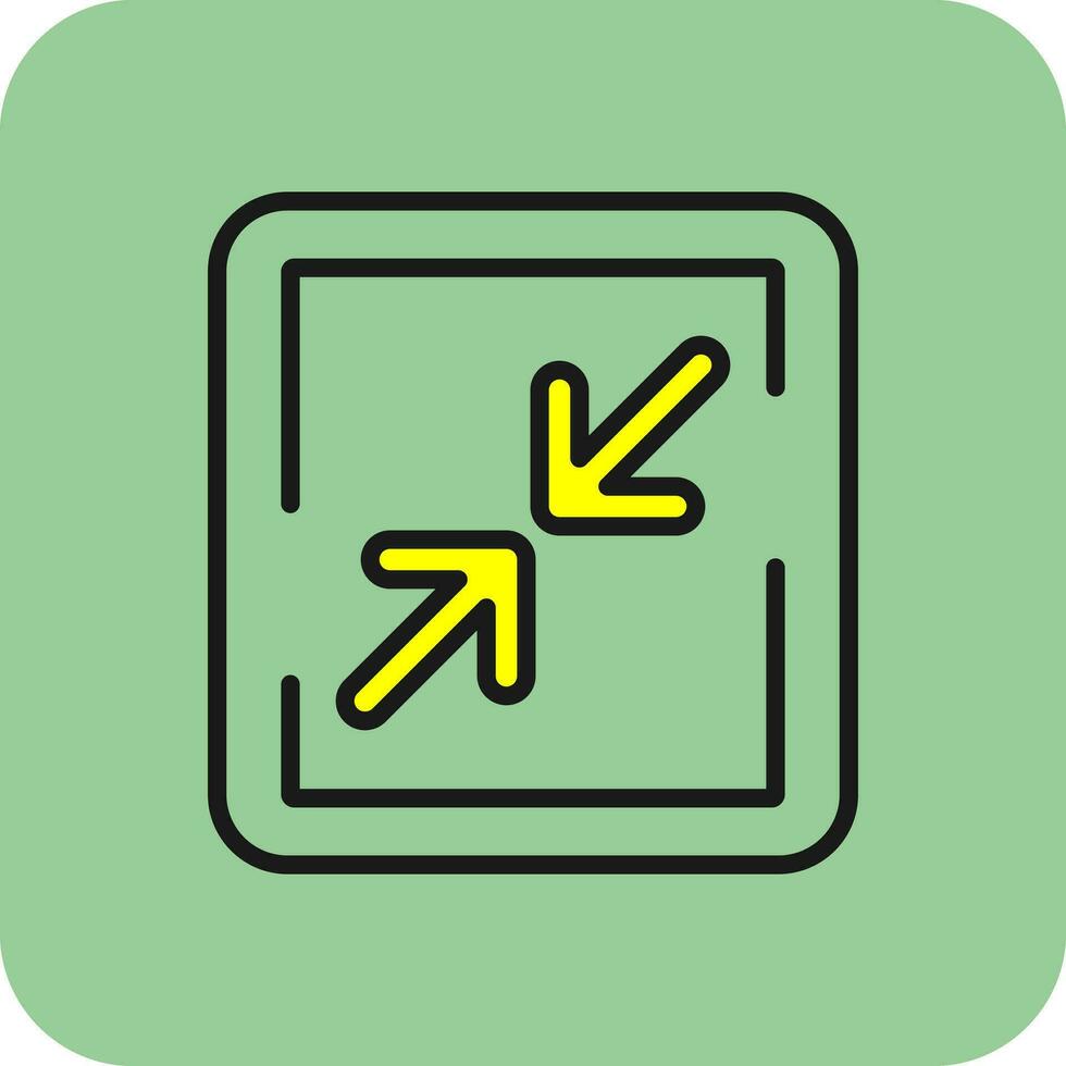 Minimize Sign Vector Icon Design