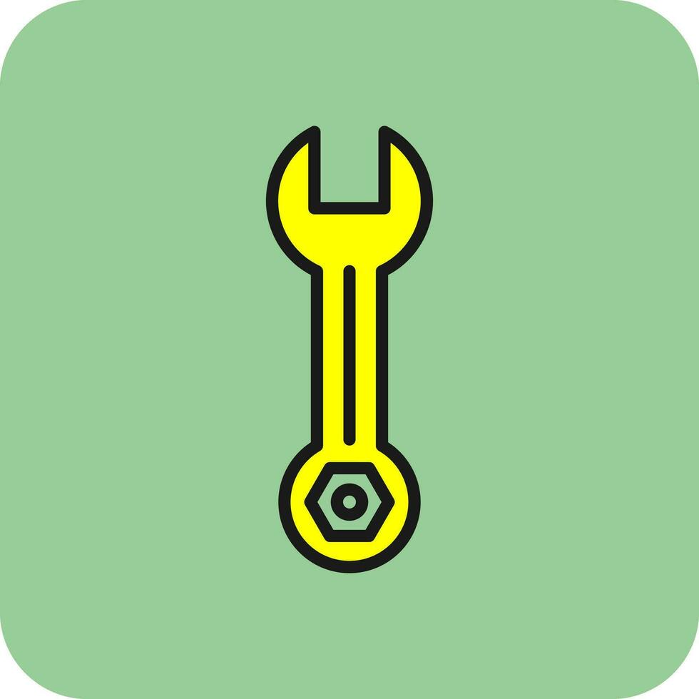 llave inglesa vector icono diseño