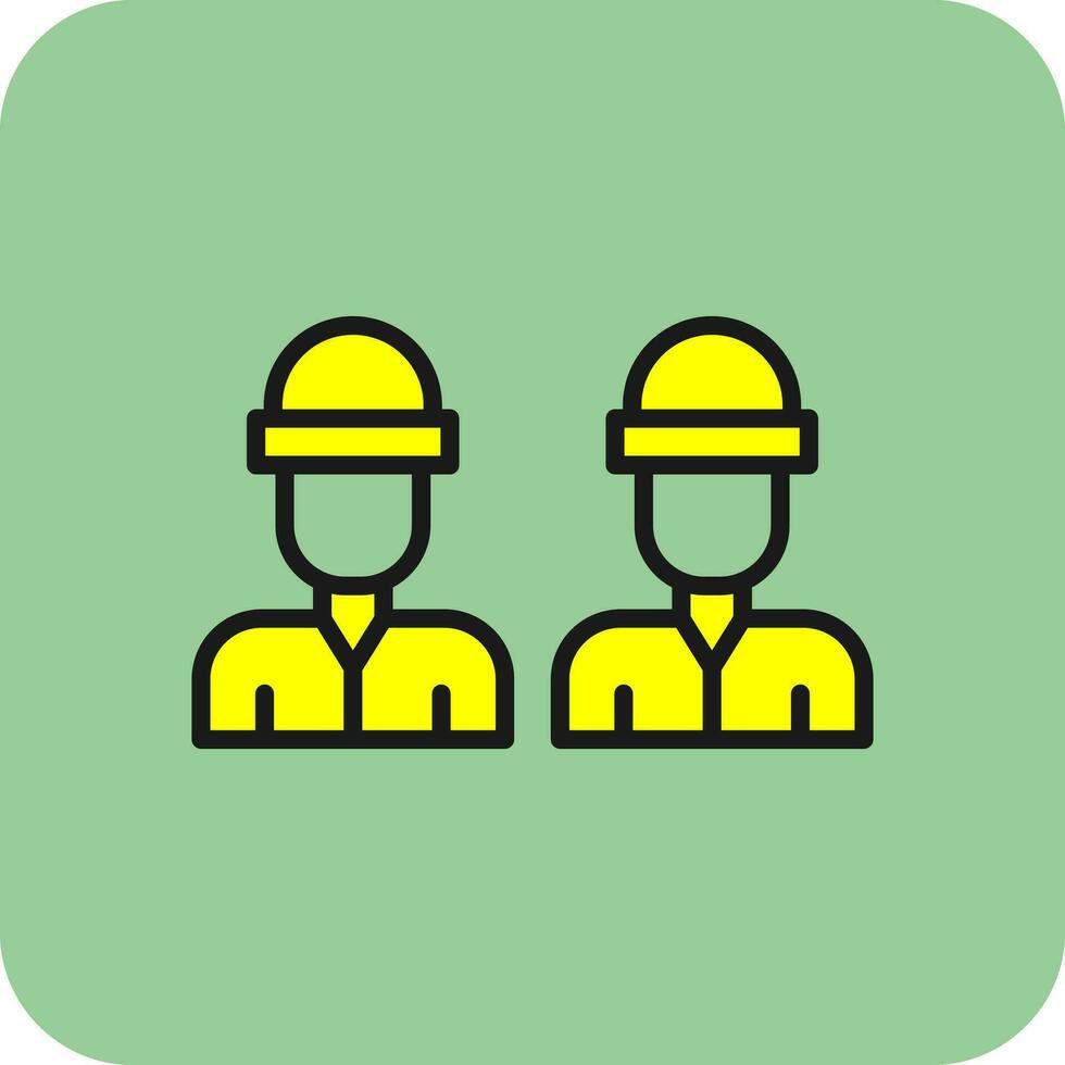 Workers  Vector Icon Design