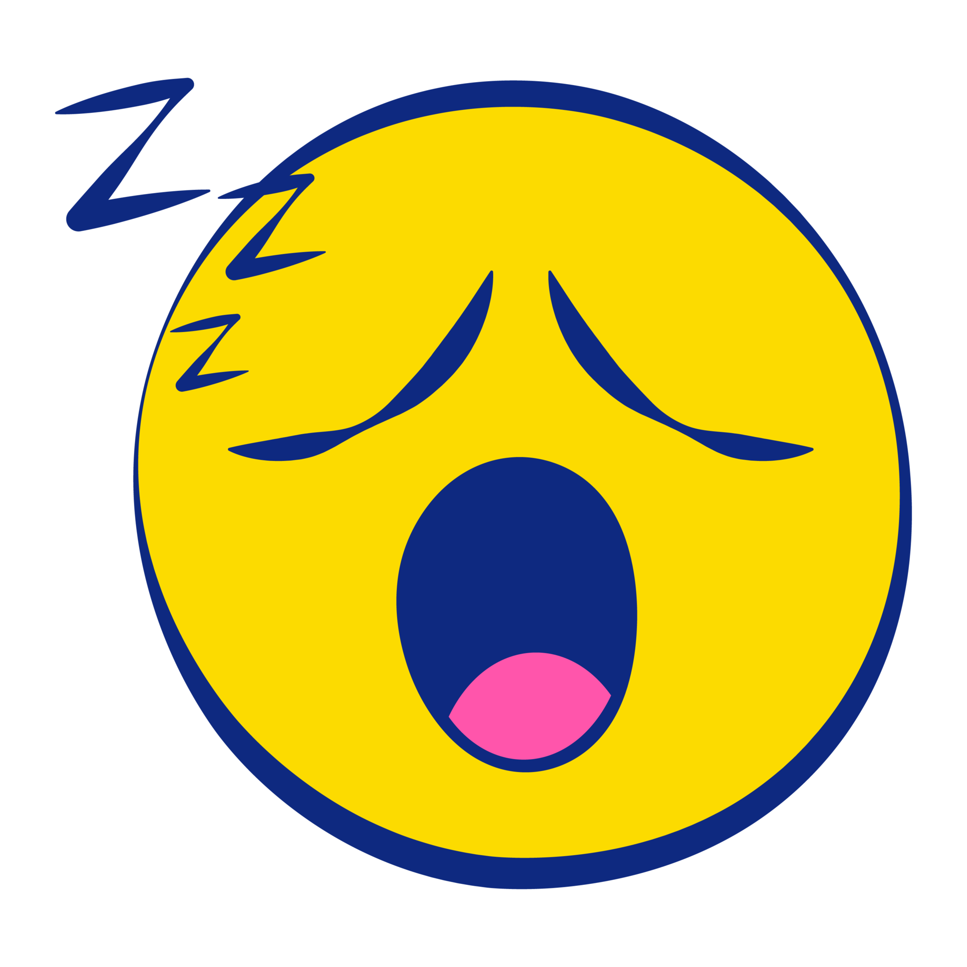 Sleepy grunge emoticons fill style 28046632 png