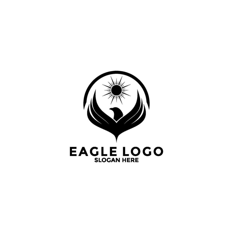 Eagle Bird Logo Vector Template. Eagle Logo Icon, Business Logo Concept