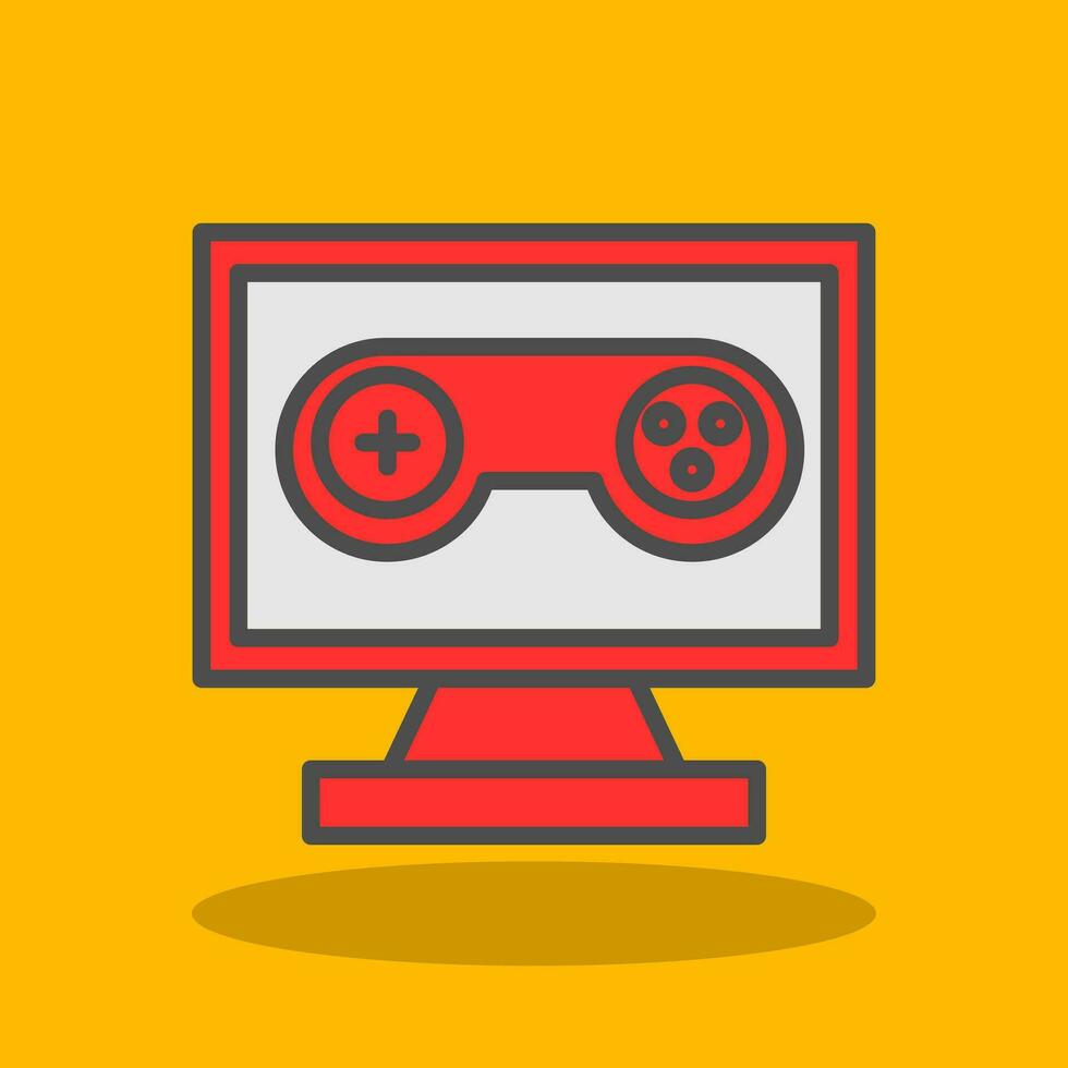 Pc game  Vector Icon Design