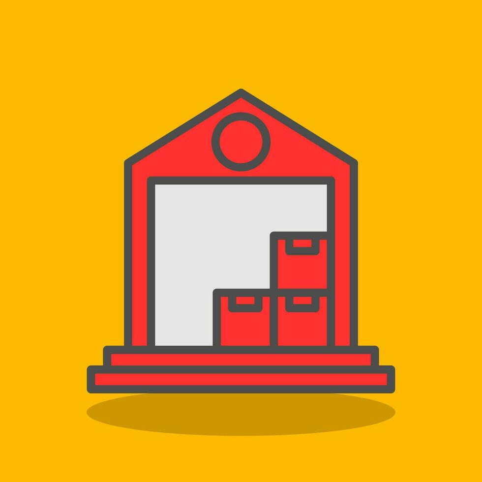 Warehouse  Vector Icon Design