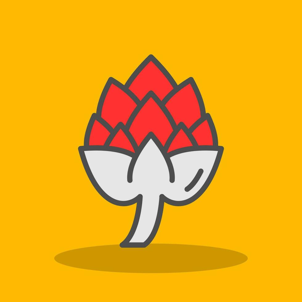 Artichoke Vector Icon Design