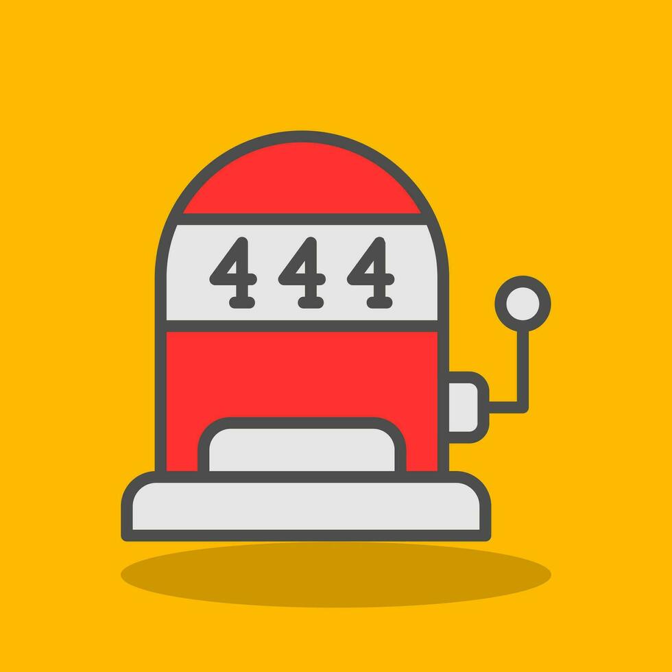 Slot Machine  Vector Icon Design