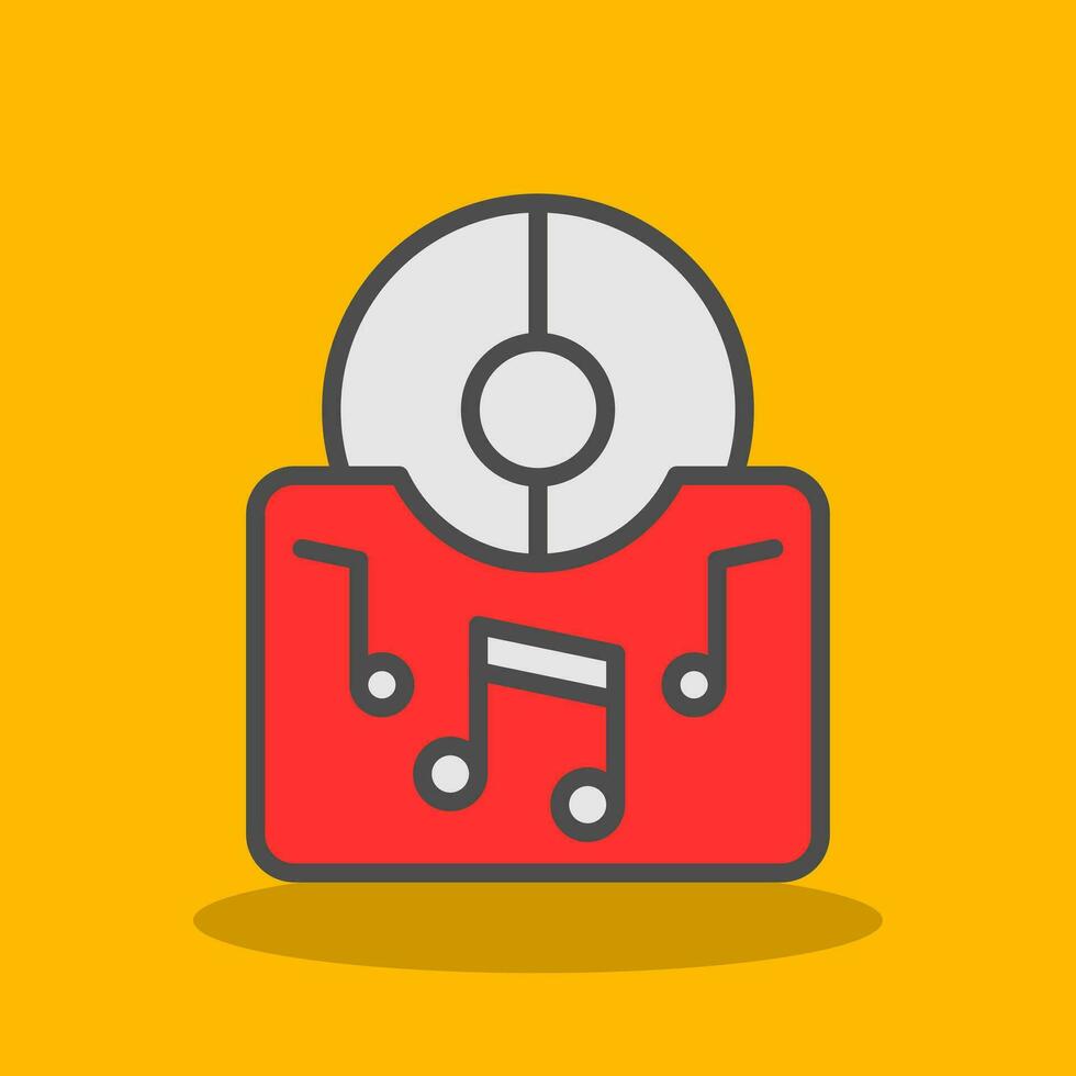 Music Album  Vector Icon Design