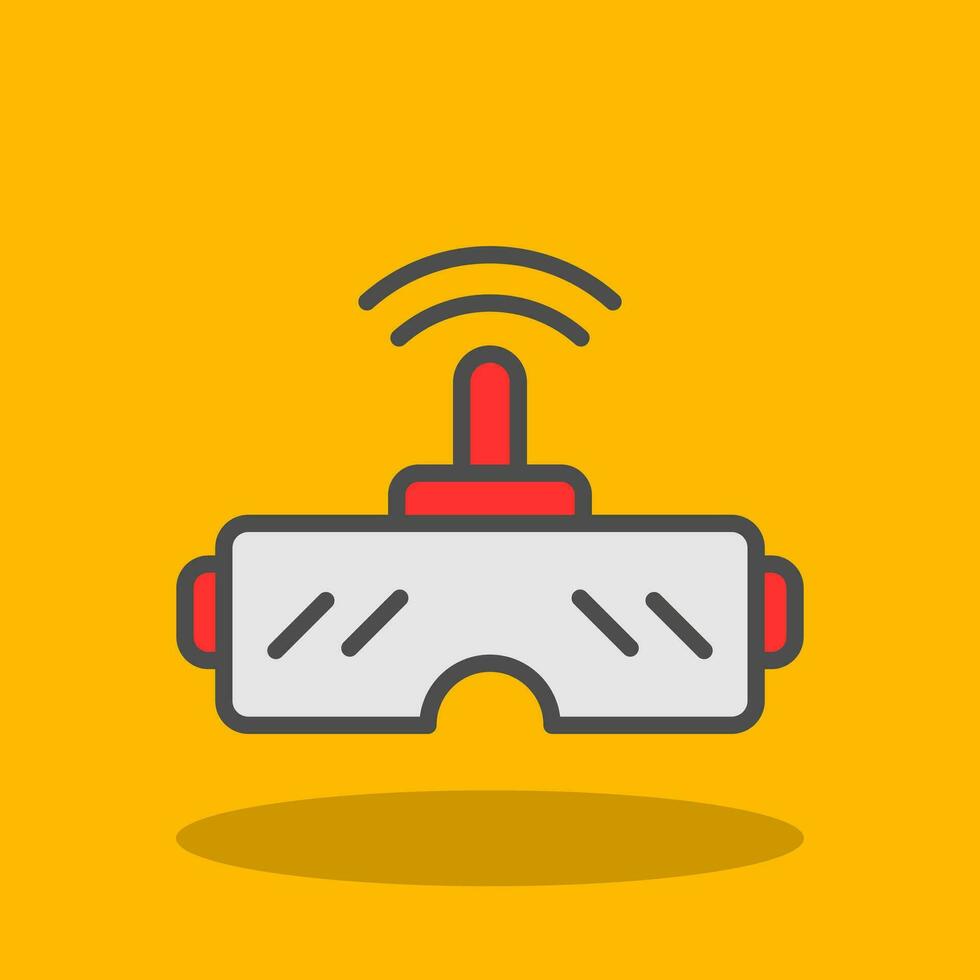 Virtual Reality  Vector Icon Design